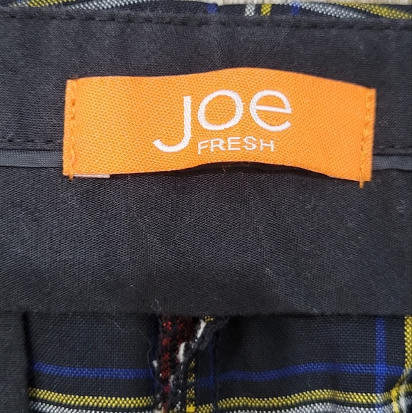 Joe Fresh Dress Pant, Plaid Tartan, Zipper pockets, size 2 - Picture 10 of 11